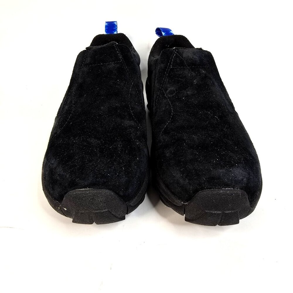 Merrell Black Suede Jungle Moc Slip On Hiking Shoes Women's Size 7.5 - Picture 3 of 9